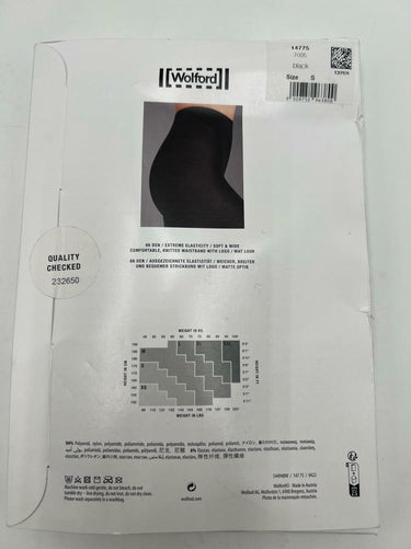 Wolford Velvet De Luxe 66 Tights Black SM (4'11"-5'9", 99-165 lbs)