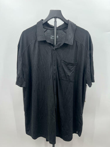 Smartwool Men's Short Sleeve Button Down Black Xxl Smartwool