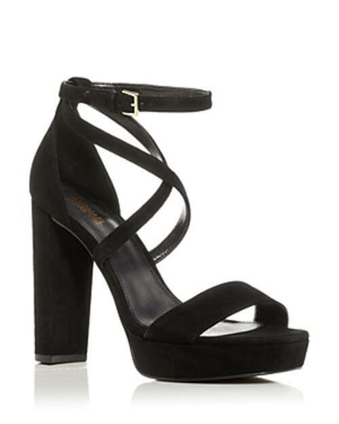 Women's MICHAEL Michael Kors Charlize Platform Black Sandal, Size 10