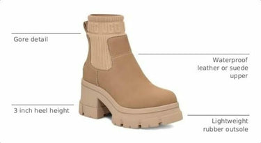 UGG Women's Brooklyn Chelsea Boot, Mustard Seed, Size 7.5 UGG