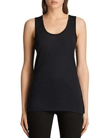 Women's Allsaints Malin Racerback Tank Top, Size Small - Black