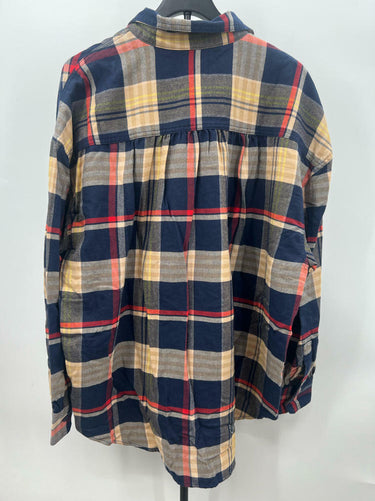 levi's Remi Plaid Flannel Utility Shirt in Patricia Plaid Pea Size X-Large levi's