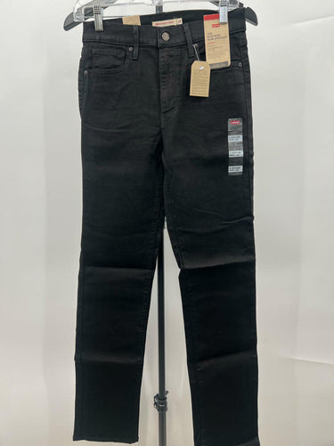Levi's Women's 724 High Rise Straight Jeans Black Size (29x32) 8M Levi's