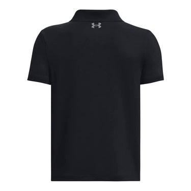 Under Armour Boys Performance Polo, (001) Black / / Pitch Gray, Large