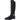 COACH Womens Farrah II Faux-Leather Zipper Knee-High Boots Black 7 Medium (B,M)