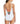 Bleu Rod Beattie Women's Core-Lace-Down Mio One-Piece Swimsuit (White Multi, 14) Bleu Rod Beattie