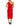 line and dot Mia Midi Dress Scarlet Red LG Line & Dot