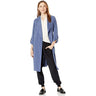 Kensie Women's Soft Drape Jacket Blazer, Blue Indigo, Small kensie