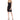 HALSTON Women's Cap Sleeve Embroidered Floral Applique Dress, Black Size 0