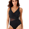 Miraclesuit Women's Swimwear Illusionists Circe Soft Cup Swimsuit, Black, 10 Miraclesuit
