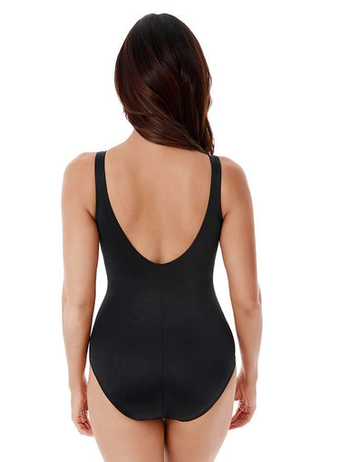 Miraclesuit Women's Swimwear Illusionists Circe Soft Cup Swimsuit, Black, 10 Miraclesuit