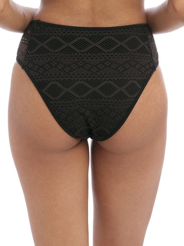 NWOT Freya Women's Sundance High Waist Swim Brief (4001) Black M Freya