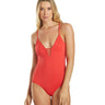 Quintsoul V-Neck One-Piece Essentials Red Size M Quintsoul