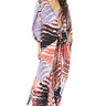 Vince Camuto Women's Printed Button-Front Cover-Up Caftan (White Multi, Medium) Vince Camuto