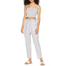 BCBGeneration Women's Smocked Crop Top, Multi, Medium BCBGeneration