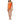 COTTON ON Womens Textured One-Piece Swimsuit Orange M COTTON ON