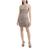BCBGeneration womens Bodycon Mini With Criss Cross Dress, Champagne, XXS BCBGeneration