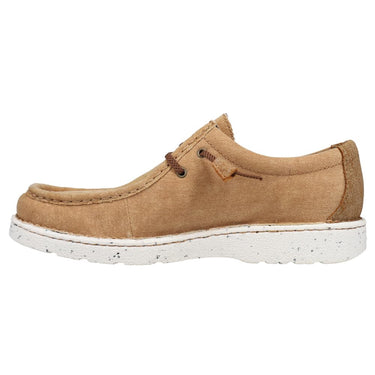 Justin Men's Hazer Honey Lace-Up Casual Shoes Moc Toe Honey 8 D