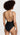 Madewell Women's Second Wave Spaghetti Strap One-Piece Swimsuit, True Black, L Madewell