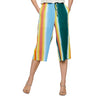 BCBGeneration Women's Faded Stripe Palazzo Pant, Multi, S BCBGeneration