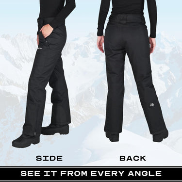 Arctix Women's Insulated Snow Pants, Black, 1X Arctix