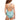 BCBGeneration Women's One Piece Swimsuit with Adjustable Straps, Mint, Small BCBGeneration