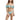 BCBGeneration Women's Bandeau Swimsuit Top Off The Shoulder Sleeves, Mint, S BCBGeneration