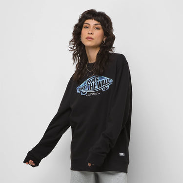 Vans Men's Classic Crew Sweater, (After Dark) Black, Size Large Vans