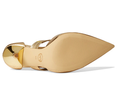 Women's Michael Kors Amal Pump Pale Gold Size 9.5 M