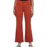 KUT from the Kloth Womens Kelsey High Rise Fab Ab Ankle Flare  Raw Hem, Size 0 KUT from the Kloth