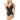 Coco Contours Solitaire V-Neck Bra Sized Underwire One Piece Swimsuit Black Contours by Coco Reef