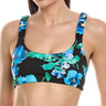 Beach Riot Women's Standard Eliza Top, Black Pansy Size L Beach Riot