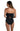 La Blanca Women's Island Goddess Ruffle Bandeau One Piece Swimsuit, Black Size 8 La Blanca