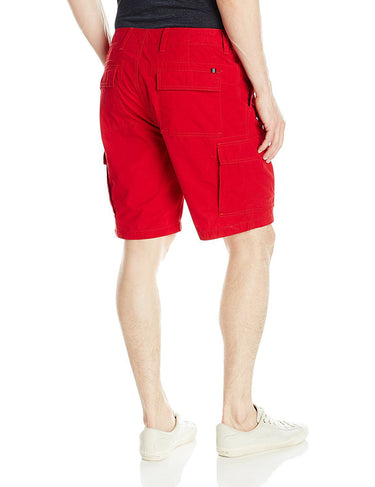 Nautica Men's Navigator Utility Cargo Shorts Red Size 40W