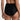 Madewell Women's Second Wave Retro High-Waisted Bikini Bottoms, True Black, L Madewell