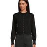 Madewell Womens June Crew Cardigan Jet Black 2XS Madewell
