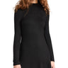 Vince Women's Long Sleeve Short Dress, Black, Size L Vince