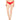 Quintsoul Women's Bella Mid Rise Bikini Bottom with Red, Small Quintsoul