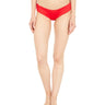 Quintsoul Women's Bella Mid Rise Bikini Bottom Red, X-Large Quintsoul