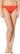 LAUREN RALPH LAUREN Beach Club Solids Solid Hipster Bottoms Red 6 Lauren Ralph Lauren