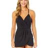 Anne Cole Womens Swimdress One Piece Swimsuit, New Black, 8 US Anne Cole