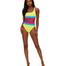 Beach Riot Mackenzie Top Retro Brights Color-Block MD Beach Riot