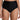 Madewell Women's Second Wave Retro High-Waisted Bikini Bottoms, True Black, L Madewell