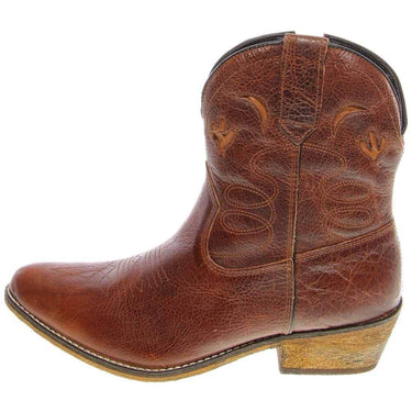 Women's Dingo Adobe Rose Light Brown Distresssed leather boots Size 7 B (M)