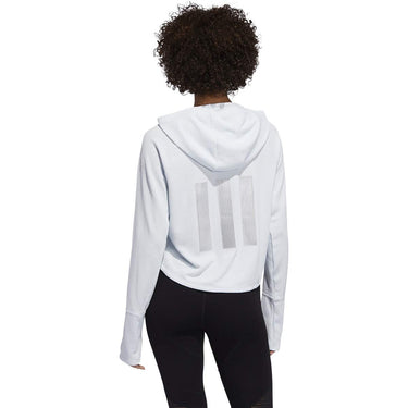 adidas Adapt Hooded Sweatshirt, Blue Tint, Medium