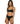 O'NEILL Womens Swim Tops (Black/Surfside Saltwater Solids Top, M)
