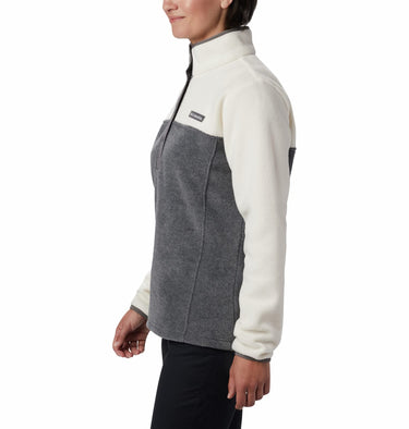 Columbia Benton Springs™ 12 Snap Pullover City Grey Heather/Chalk XS Columbia