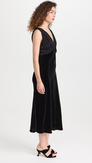 Rails Women's Gilda Dress, Black Velvet Size XS