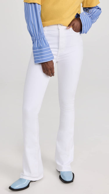 7 For All Mankind Women's Ultra Skinny Boot Jeans, Clean White, Size 29