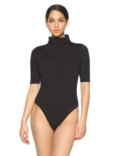 Felina Women's The Body Zone Velvet Touch Bodysuit Underwear, Black, L Felina